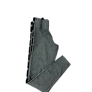 VS PINK Grey Yoga Leggings with Logo Trim